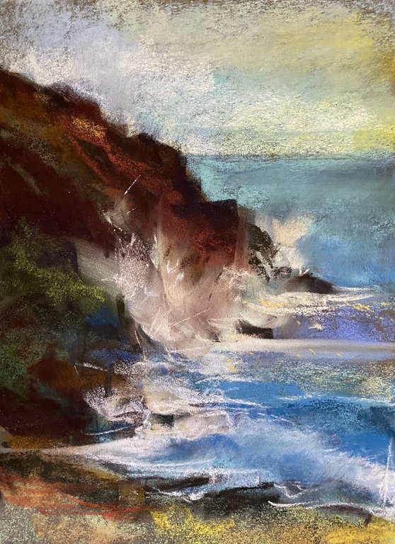 Storm Surge at Kaiaka Rock, Molokai