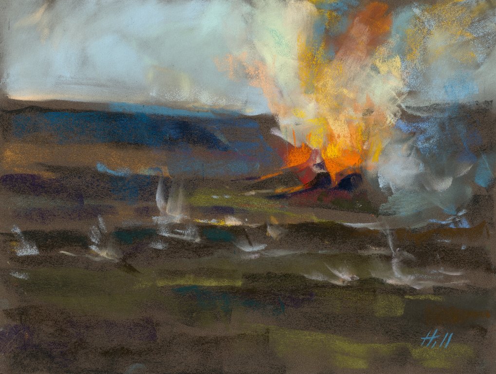 Boom! Kilauea Eruption, 8:30 a.m. January 28, 2025